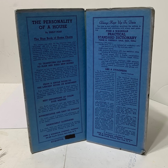 ETIQUETTE Complete New Edition 1939 with dust jacket - Picture 6 of 17